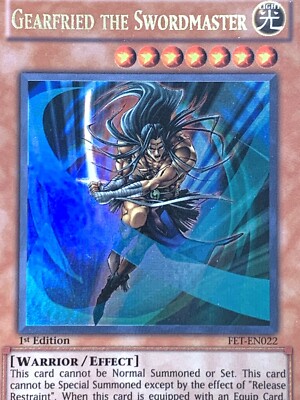 遊戯王OCG デュエルモンスターズ Gearfried the Swordmaster 1st Edition s-l400.jpg