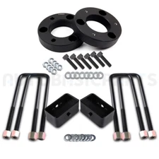 For 2004-2023 Nissan Titan 2WD 4WD 2" Front & 3" Rear Leveling Lift Kit Black