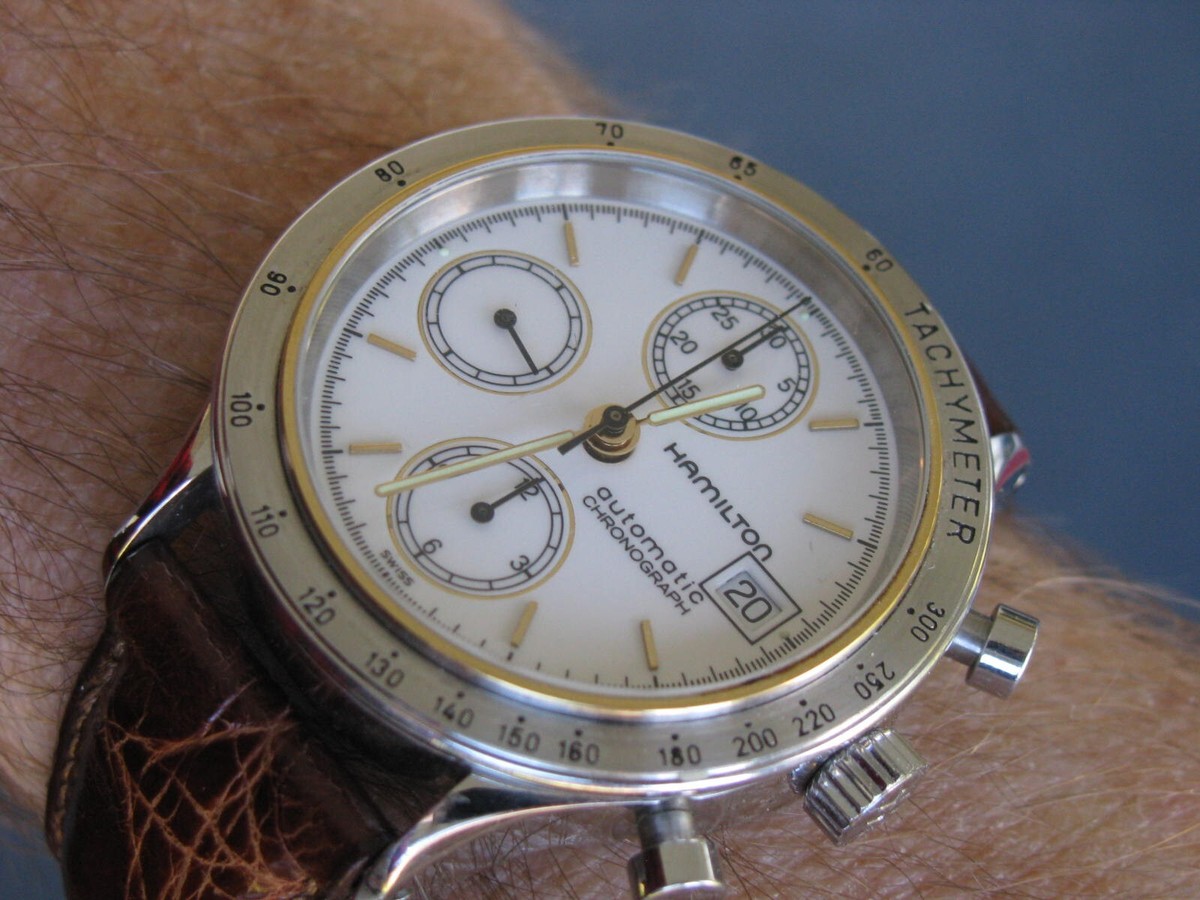 Hamilton 9960 Stainless Steel Automatic Chronograph Wrist
