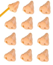 12pcs Funny Nose Shape Pencil Sharpener School Teacher Student Prank Gag Gift