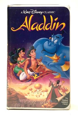 【中古】Aladdin: Disney Classics Disney's Aladdin (VHS, 1993) BLACK DIAMOND EDITION The Classics
