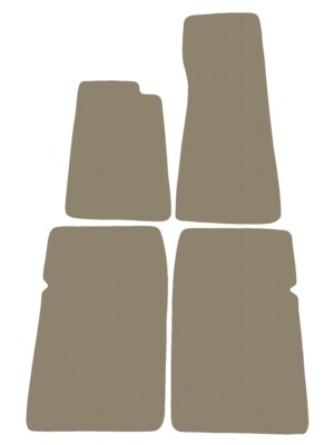 Dunkelbeige Fußmatten, Autoteppiche für Jaguar XJ6 XJ I seria III 1979-1992, 14x