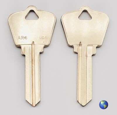 AR4 Key Blanks for Amerock and Arrow Locksets (2 Keys)