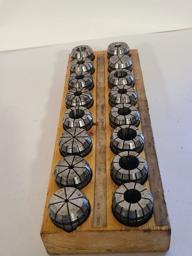 Juego de pinzas de resorte ER32 de 16 piezas para herramienta de torno de fresado de grabado de sujeción CNC - Imagen 3 de 5