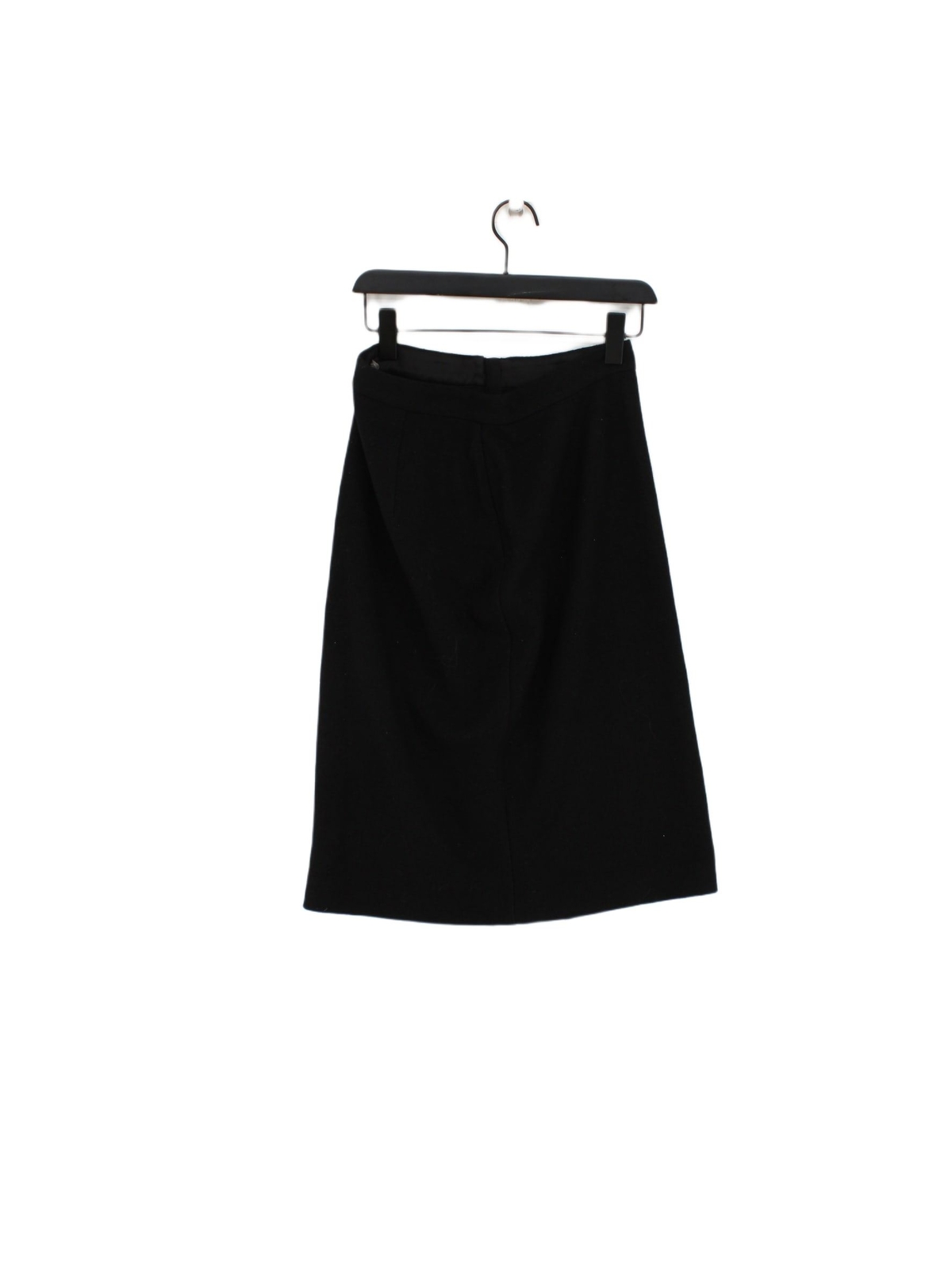 Banana Republic Womens Black A-Line Midi Skirt UK 6 100% Other Fabric-image