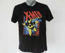 Camiseta X-MEN Wolverine Negra Talla Para Hombre L Marvel Comics Jersey Algodón