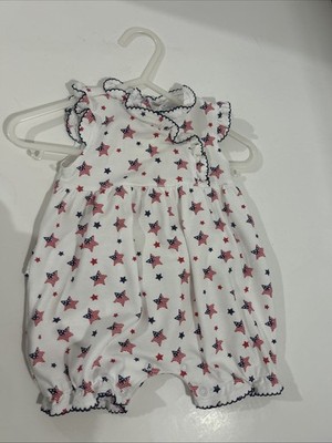 Kissy Kissy Patriotic Bubble Premium Pima Cotton 3-6 Months