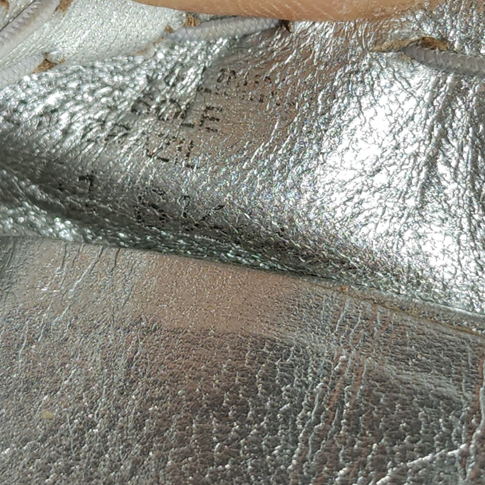 TORY BURCH Women's Reese US 6,5M Silver Leather Tassels Logo SlipOn Ballet Flats thumbnail 13