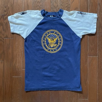 Vintage 80s United States Navy Artex T-Shirt Mens Sz M Made in USA Single Stitch