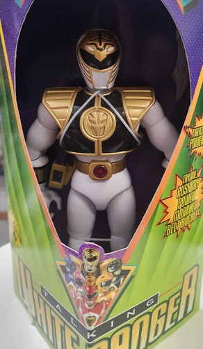 Talking White Ranger Mighty Morphin Power Rangers 8" Figur Neu 1995 Tommy Mint - Bild 2 von 5