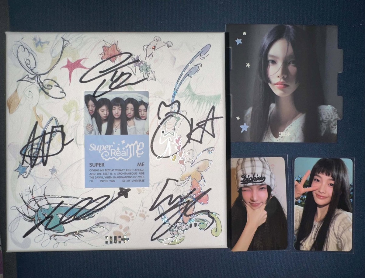 ILLIT OFFICIAL AUTOGRAPH SIGNED MWAVE ALBUM SUPER REAL | eBay