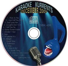 KARAOKE CD G KURRENTS DEC-2009 DISC-406 KEITH URBAN,CARRIE UNDERWOOD,SUGARLAND 