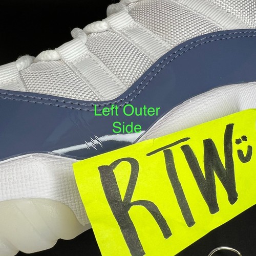 Size 12.5 Air Jordan 11 Retro Low Diffused Blue Pre-Owned FV5104-104 Minor Wear - Picture 14 of 16