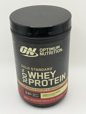 Optimum Nutrition Gold Standard 100% Whey Protein Powder Vanilla Ice Cream 10.9