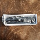 Defender 7672 Pocketknife 3CR13 Steel Combination Clip Point Black Metal Handle — photo 3