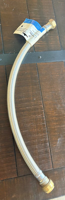 Shark Bite 3/4 Inch x 3/4 Inch FIP 24 Inch Water Heater Connector Hose U3088Flex