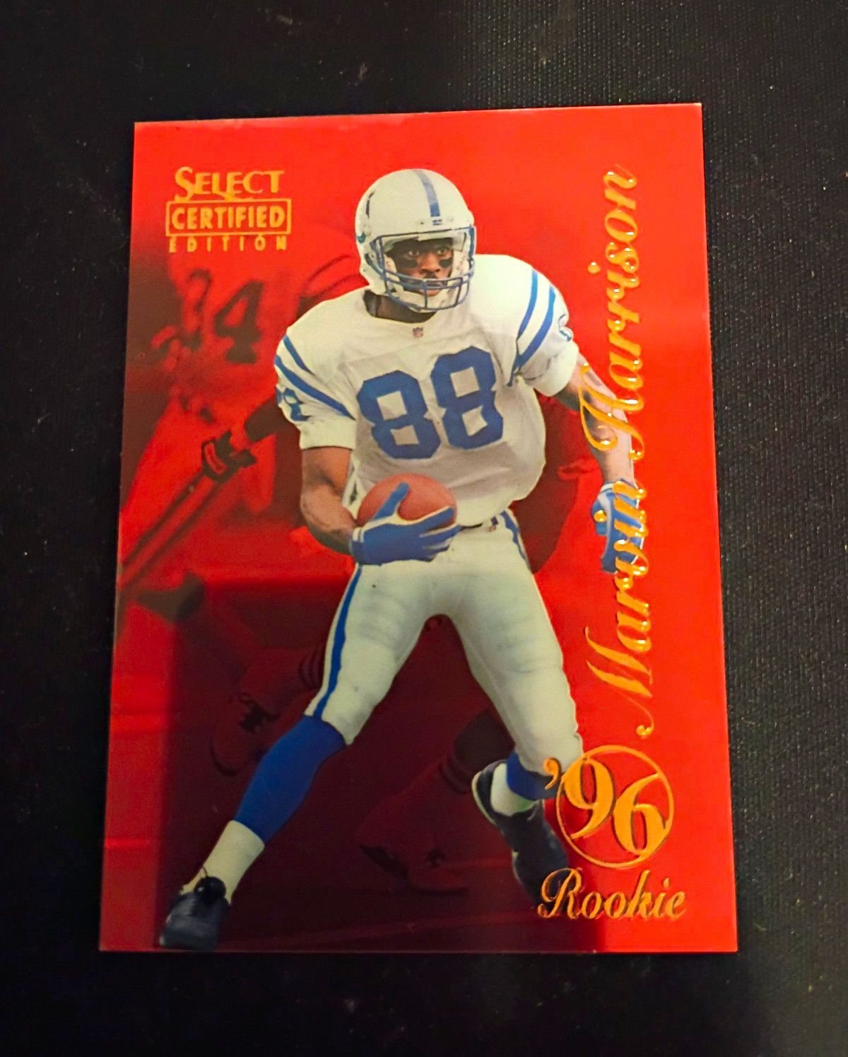 1996 Select Certified Marvin Harrison Red