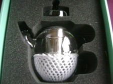 FORTNUM & MASON • TEA FOR ONE •  GLASS TEAPOT new in box