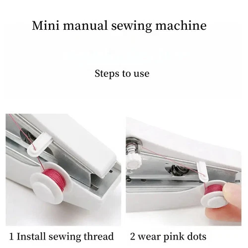 Manual Sewing Machine Mini Multi-Functional Handheld Tailor Sewing Portable - Bild 5 von 8