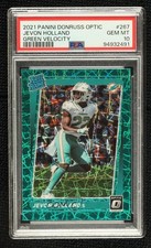 2021 Donruss Optic Rated Rookie Green Velocity Prizm Jevon Holland PSA 10 0t2e