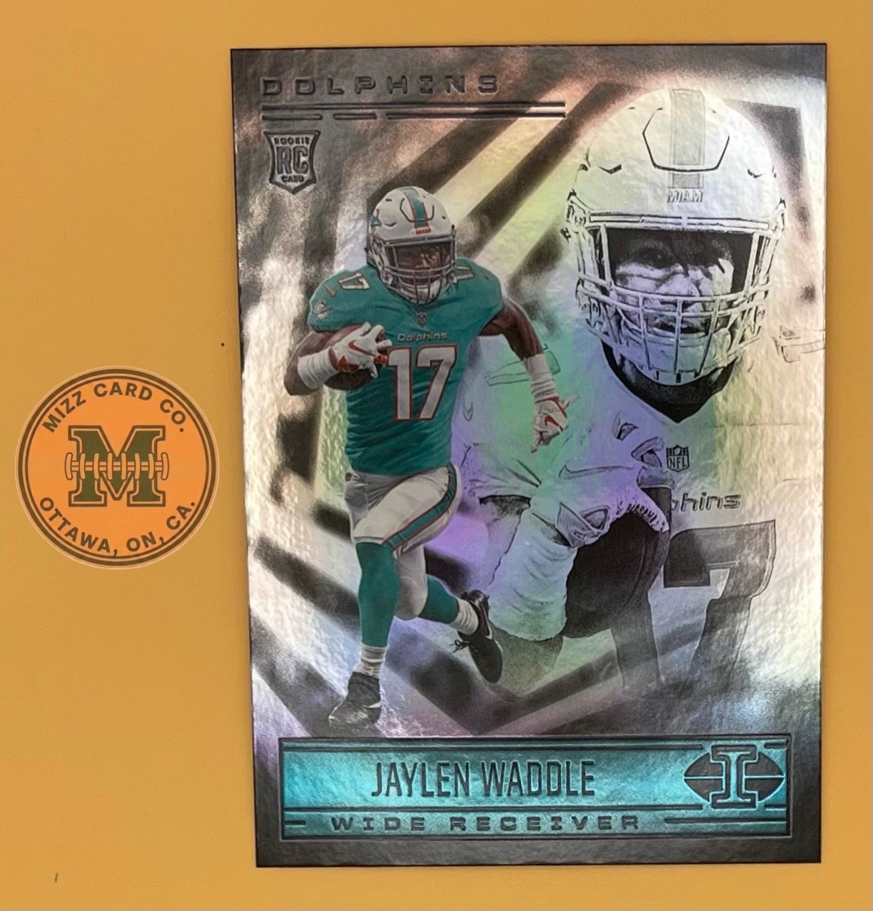 Jaylen Waddle - 2021 Illusions - Rookie Card (RC) - No. 66 - Dolphins - Broncos
