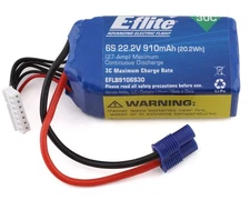 E-Flite EFLB9106S30 *D* 222V 910MAH 6S 30C LIPO W/EC3
