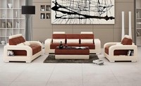 Moderne Ledersofa Couch Sofagarnitur 3+2+1 Garnituren Design Sofa Jvmoebel ®