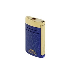 S.T.Dupont Maxijet Partagas Lighter Blue Gold Finish 020095