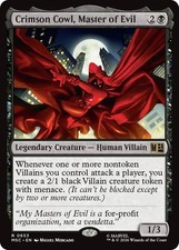 x1 Crimson Cowl, Master of Evil R MTG Command...