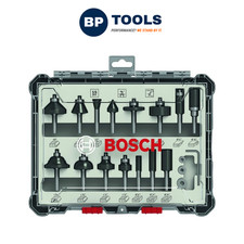 Bosch Powertool Accessories Bosch 2607017473 Router Bit Mixed Set 15 Piece