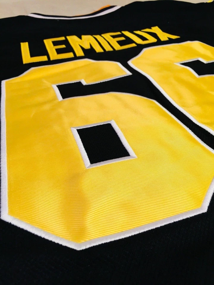 1992 Jaromir Jagr 匹兹堡企鹅路黑色球衣 — 第 4/4 张图片