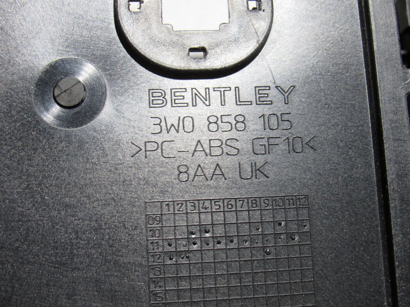 Bentley Continental GT V8 2013 Front Center Console Cover Panel Trim 12-18 *:O