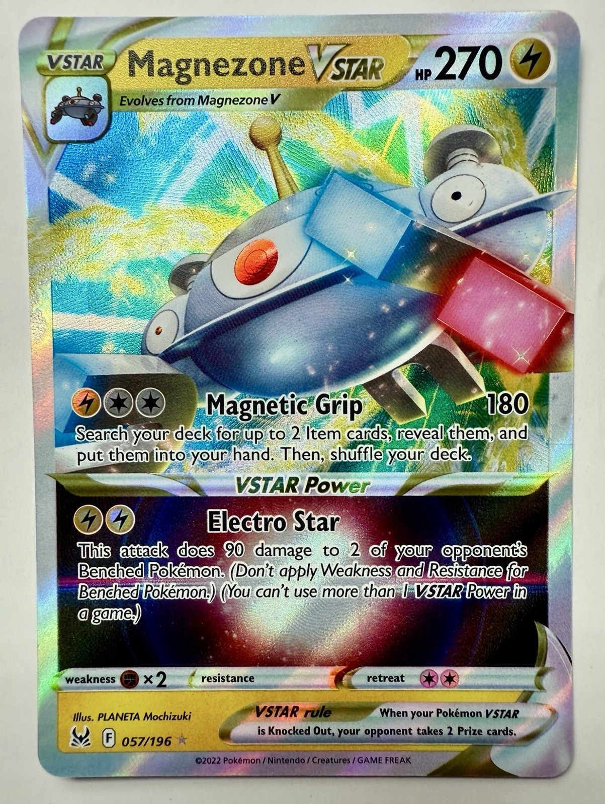 Magnezone VSTAR 057/196 Ultra Rare Pokemon Lost Origin NM