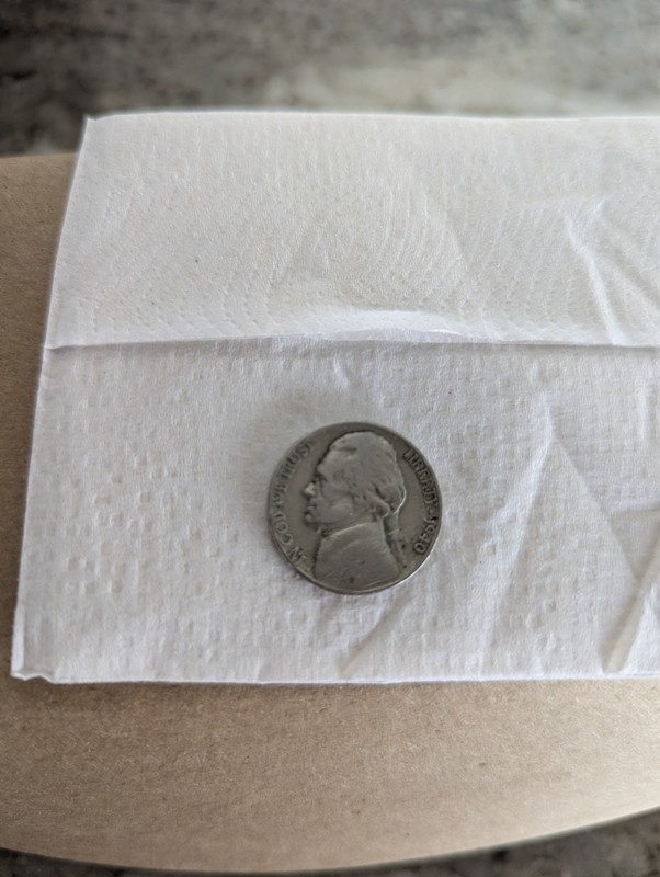 1940 NO MINT MARK  NICKEL-  WORLD WAR ll ERA-RARE!