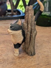 Collectable Sherratt and Simpson England black an white cat ornament 258g Gift