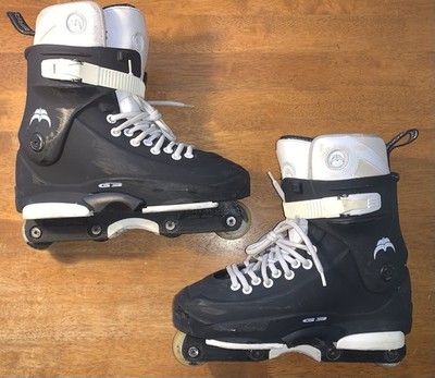 Razors Genesys G3 Black Aggressive Inline Skates Mens Size 10 US