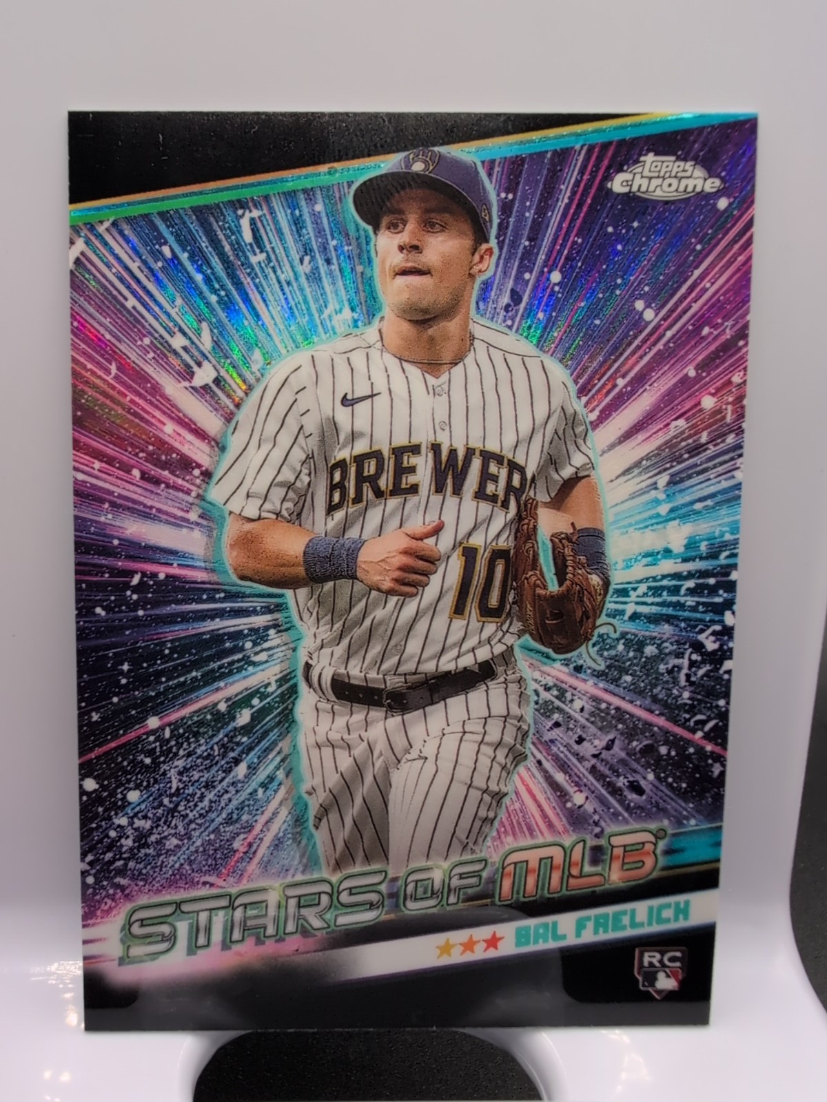 Sal Frelick 2024 Topps Series 1 Stars of MLB Black /25 #SMLB-12 Brewers RC