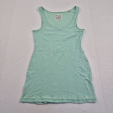JACK WILLS Vest Top 14 Green Womens Sleeveless Vest Scoop Neck Longline