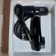 New Bluetooth RM100 Multifunction Wireless Car FM Transmitter Kit- Black