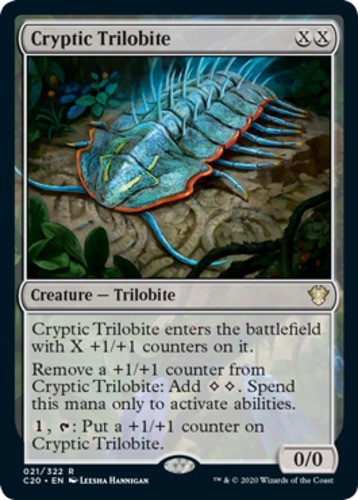 Light Play x 1 Cryptic Trilobite Commander 2020