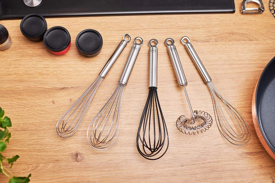 Stainless Steel Flat Whisk, 4 Wire, 10.6-inch - Image 3 of 4