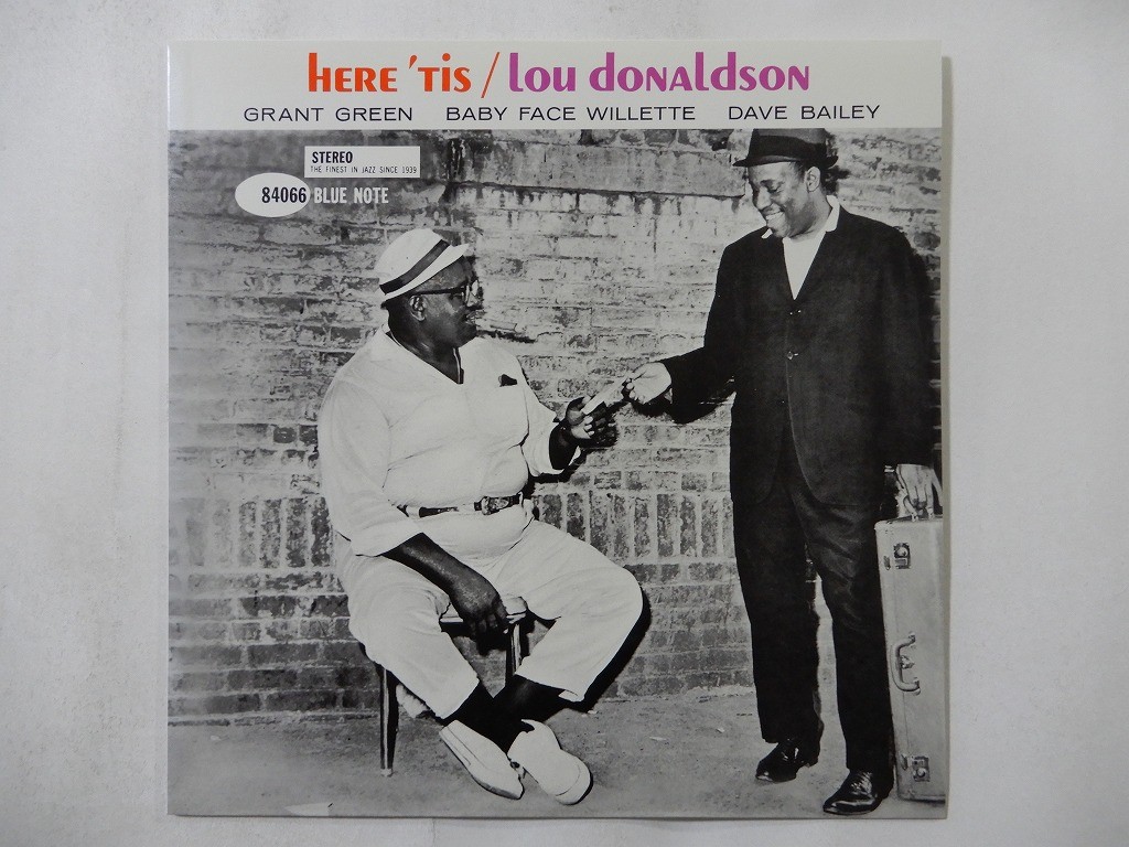 Lou Donaldson Here 'Tis Blue Note BN 4066 Japan  VINYL LP
