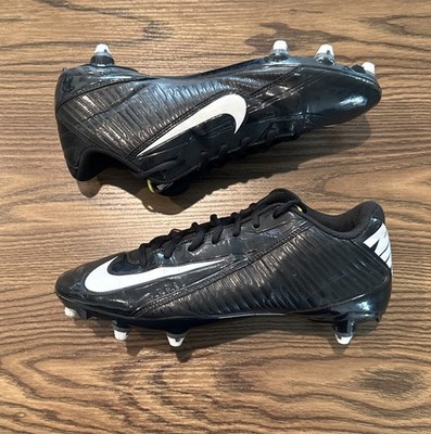 Size 10 Nike Vapor Strike 4 Low Detachable Football Cleats Black 642785-001