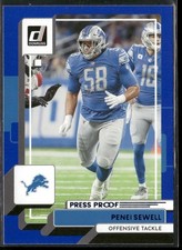 2022 Donruss #86 Penei Sewell Blue Press Proof