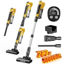 Cordless Vacuum Cleaner Compatible with Dewalt 20V Battery 60KPa/700W/Stick
