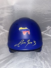 Eugenio Suarez Signed Autographed Venezuela Blue Helmet World Baseball Classic