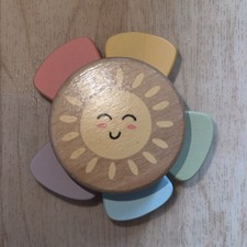 Holz Sonne Spielzeug Baby