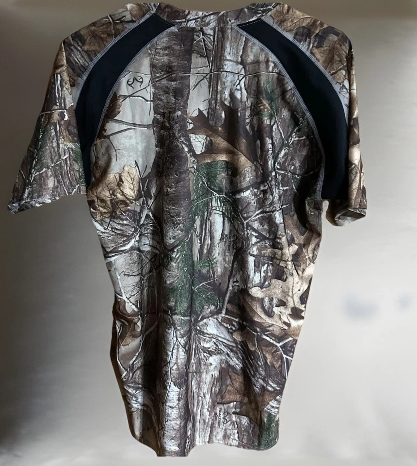 RealTree Xtra RedHead Shirt Camouflage Camo Size L Short Sleeve Hunting - Image 2 of 4