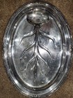 Vintage WM Rogers “Tree of Life” silver plate meat serving tray platter #2310 — photo 1
