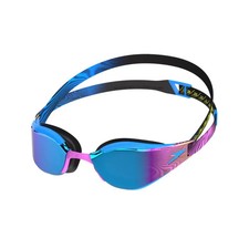 Speedo Limited Edition Fastskin Hyper Elite Mirrored Swim Goggles - Blue/Grey